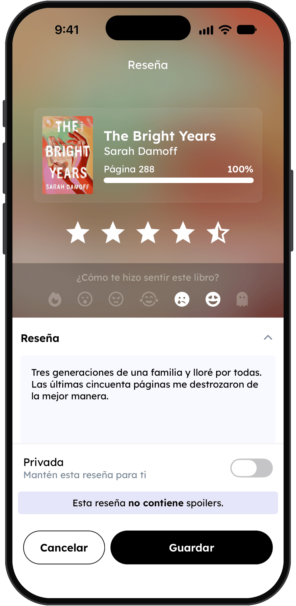 Escribe reseñas